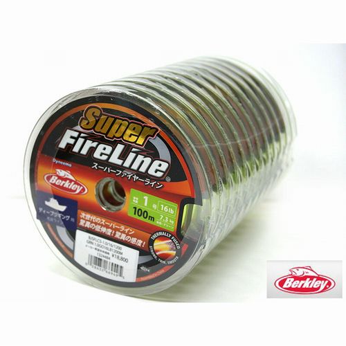 Berkley Super FireLine Green 1200m 12-Linking #1 16lb Fishing Line