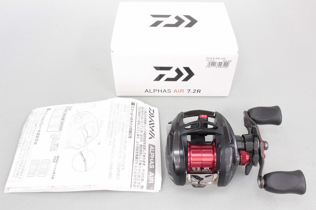 Daiwa ALPHAS AIR 7.2-R Baitcasting Reel Japan Model B8635 USED