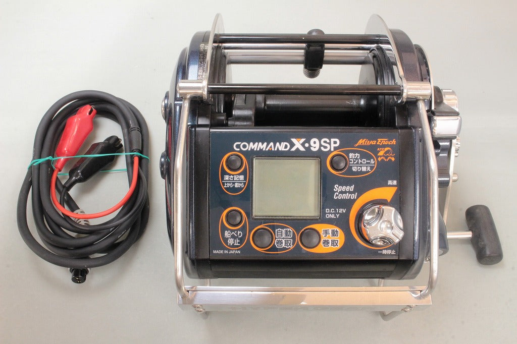 新品COMMAND X-9SP オートテンションコントロール 釣り具 Miya Epoch Command X-9-SP Big Game Electric Reel D6128 USED