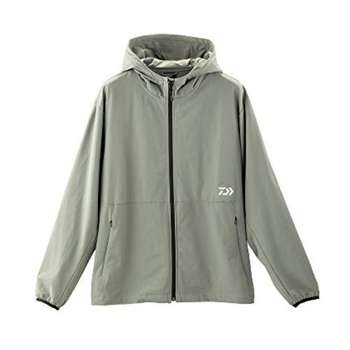 Daiwa DJ-93009 Stretch Full Zip Hoodie 3XL Steel Gray