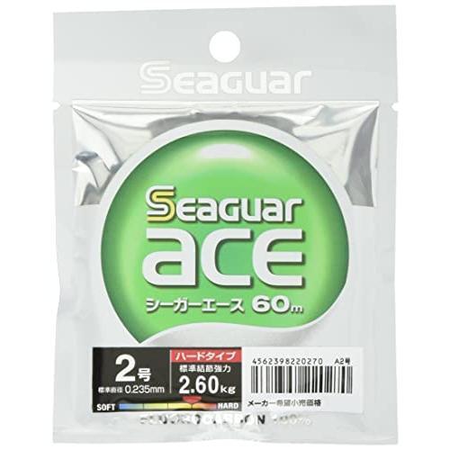 KUREHA Seaguar Ace Fluorocarbon Line 60m #2 2.60kg 5.7lb Spinning Reel 4562398220270