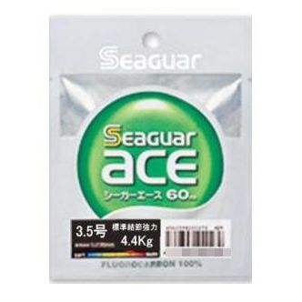 KUREHA Seaguar Ace Fluorocarbon Line 60m #3.5 4.4kg 9.7lb Spinning Reel 4562398220300
