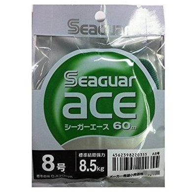 KUREHA Seaguar Ace Fluorocarbon Line 60m #8 8.5kg 18.7lb Spinning Reel 4562398220355