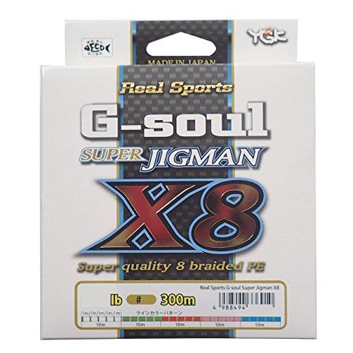 YGK G-SOUL SUPER JIGMAN X8 300m #5-70LB PE Braid 4988494336903