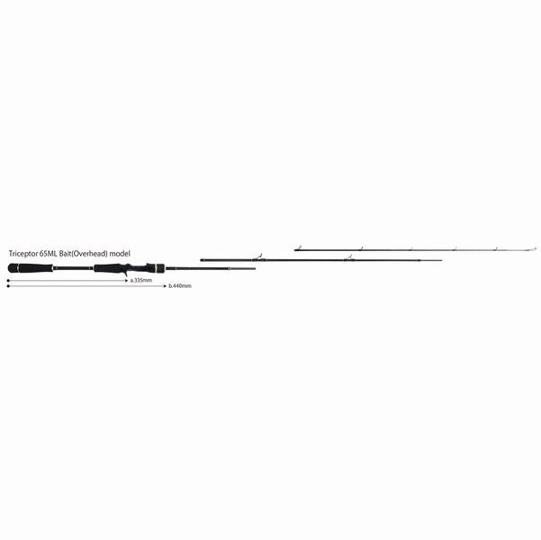 YAMAGA Blanks Triceptor 65ML Bait model Baitcasting Rod for Bass
