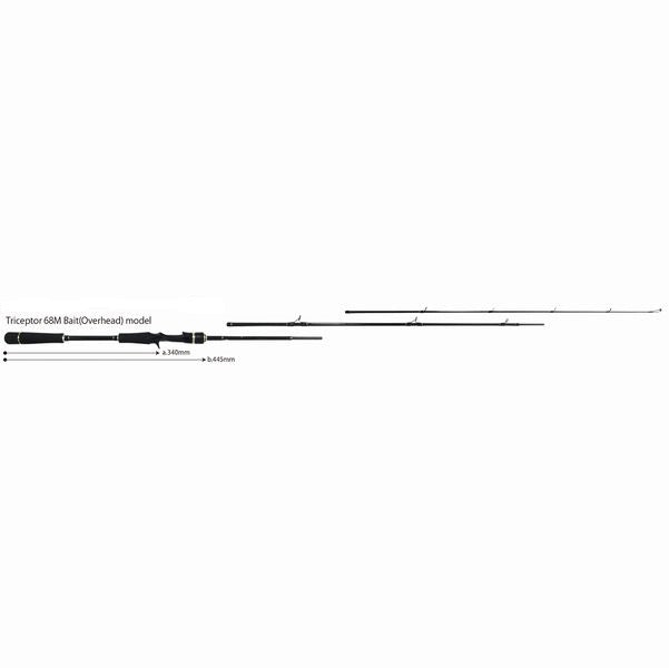 YAMAGA Blanks Triceptor 68M Bait model Baitcasting Rod for