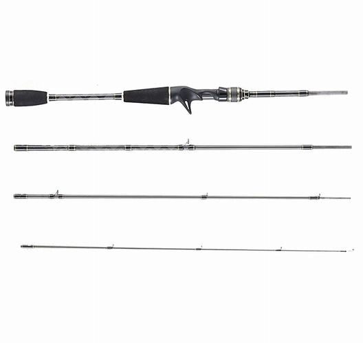 ABU XROSSFIELD XRFC−704M−MB Abu Garcia XROSSFIELD XRFC-704M-MB Baitcasting Rod for Bass