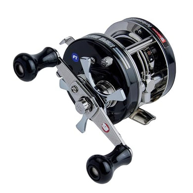 Abu Garcia Ambassadeur 4500 Striper Black Right Baitcasting Reel 0036282015913