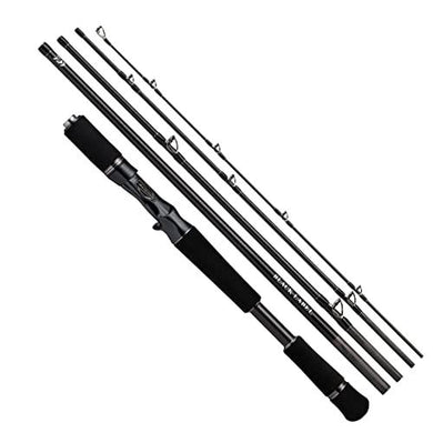 Daiwa BLACK LABEL Travel C66ML-5 Baitcasting Rod for Bass 4550133066948
