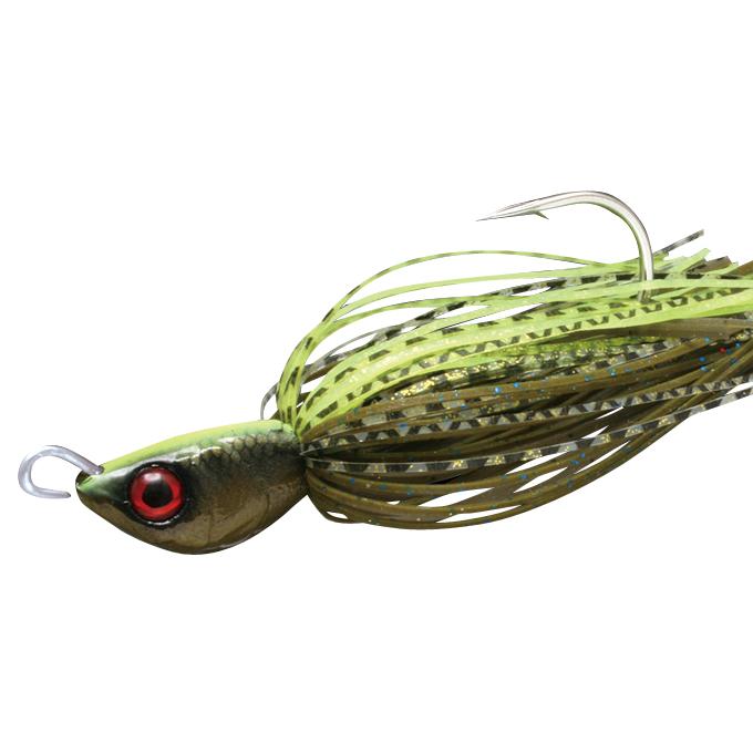 JACKALL Break Blade 1/4 oz Green Pumpkin Chart 4525807089639