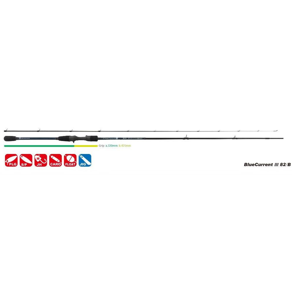 YAMAGA Blanks Blue Current III 82B Baitcasting Rod 4571584100104