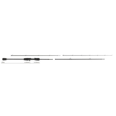 YAMAGA Blanks 25 BlueCurrent Wizy 72B/4pcs Free Style Mobile Baitcasting Rod 4571584102795