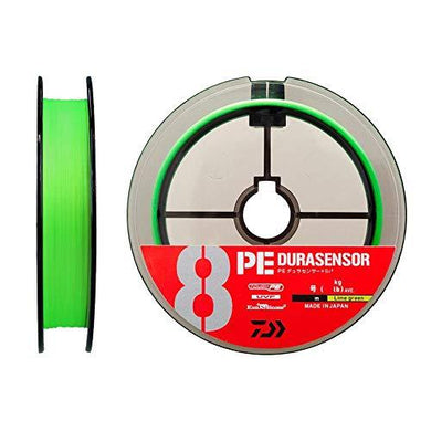 Daiwa UVF PE Dura Sensor X8 Si2 1.5-150 Lime green PE Braid 4550133116681