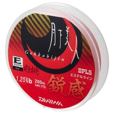 Daiwa GEKKABIJIN TYPE-E Keen Sense 200m White Peach 1.25LB 4550133302343