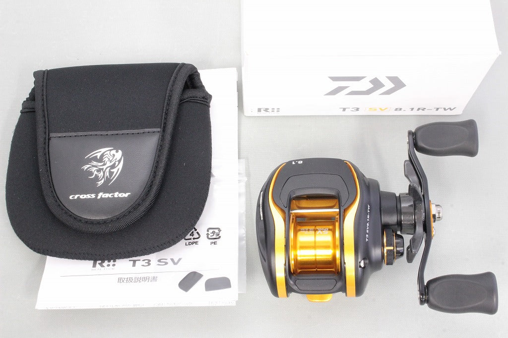 Daiwa T3 SV 8.1R-TW RH Baitcasting Reel B8340 USED – North-One Tackle