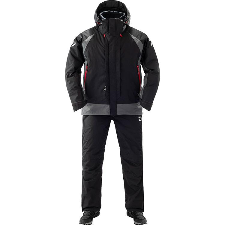 Daiwa DW-3409 Rain Max Hyper Combi Up Winter Suit XL Black 4550133012310