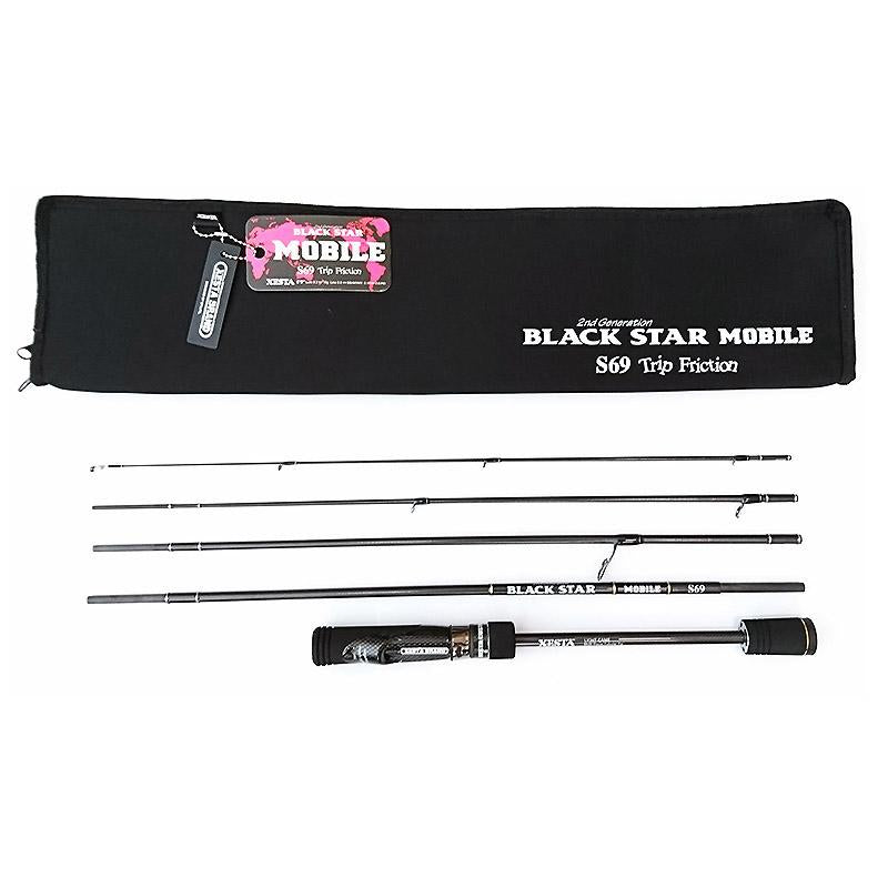 XESTA BLACK STAR Second Generation Mobile S69 Trip Friction Spinning Rod 4573439012907
