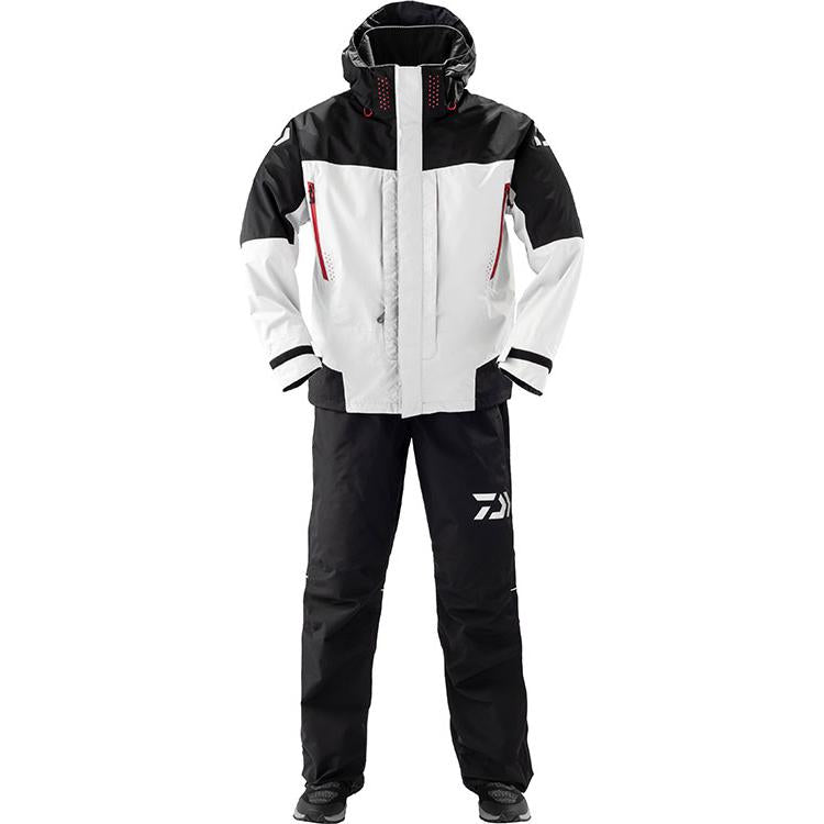 Daiwa DR-31109 Rain Max Combi Up Rain Suit M Light Gray 4550133013188