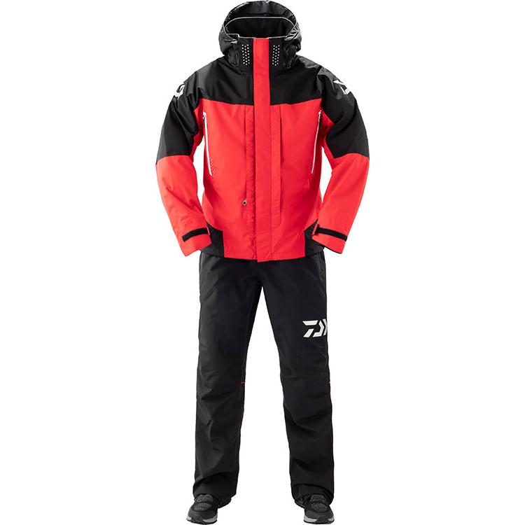 Daiwa DR-31109 Rain Max Combi Up Rain Suit L Red 4550133013232