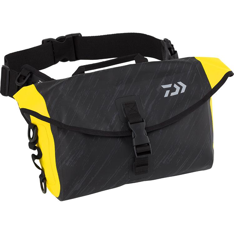 Sac De Pêche DAIWA HIP BAG (D) - Noir, à Spirale - Neuf, Fabriqué Au Japon