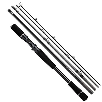 Daiwa BLACK LABEL Travel C70M-5 Baitcasting Rod for Bass 4550133066955