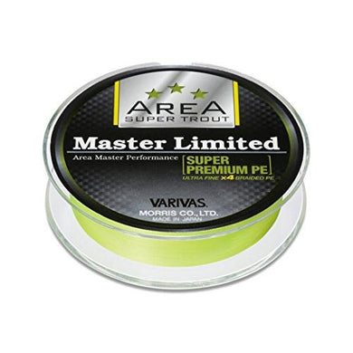 VARIVAS Super Trout Area Master Limited Super Premium 75m #0.15 4lb PE Braid 4513498094957