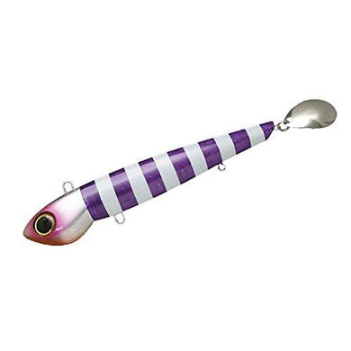 JACKALL Rattle-Shiki Anchovy Missile Jig Lure 110g Clear Purple Glow Stripe 4525807125238
