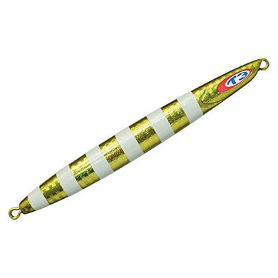 Jackall Anchovy Metal Type-III Flutter Metal Jig 250g Glow Gold Stripe 4525807140255