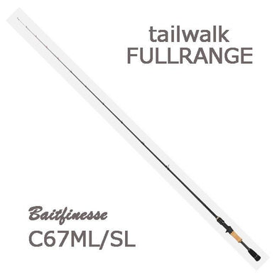 Tailwalk FULLRANGE C67ML/SL Baitcasting Rod for Bass 4516508156836
