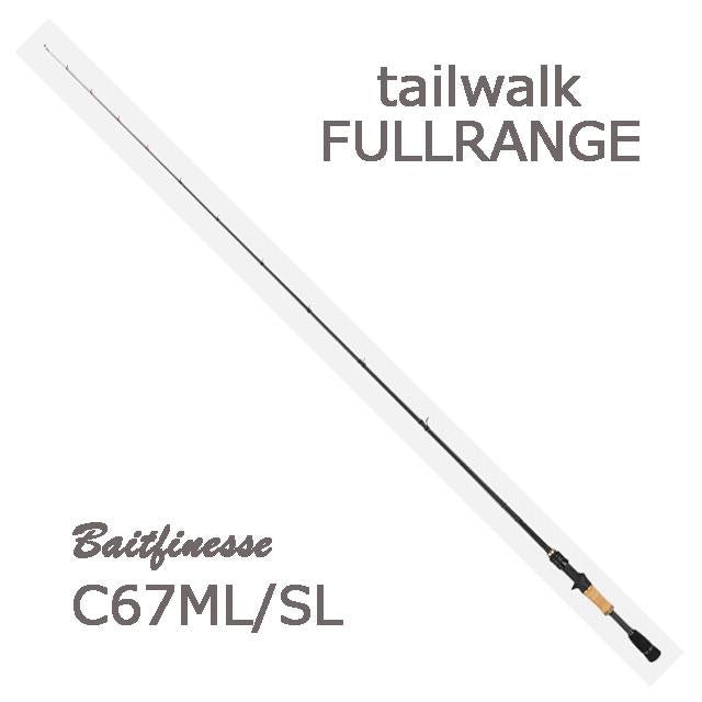 Tailwalk FULLRANGE C67ML/SL Baitcasting Rod for Bass 4516508156836