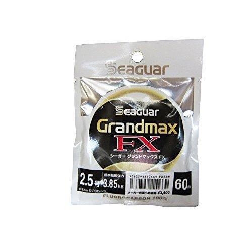 KUREHA Grand Max FX Fluorocarbon Line 60m #2.5 3.85kg 8.5lb 4562398220669
