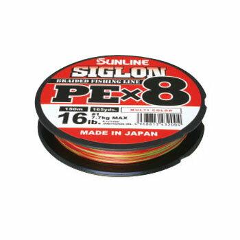 SUNLINE SIGLON PE X8 200m #2 / 35lb Multicolor  PE Braid 4968813432165