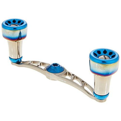 LIVRE FullComp Crank For right-handed For Shimano 100 (Titanium P Blue G)  Reel Parts 4580354499072