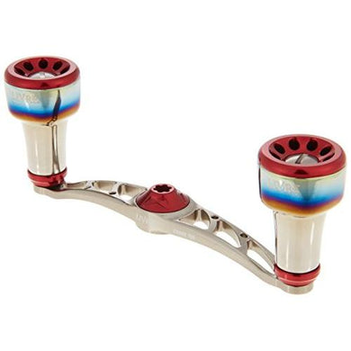 LIVRE FullComp Crank For right-handed For Shimano 100 (Titanium P Red G)  Reel Parts 4580354499089
