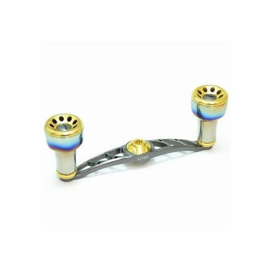 LIVRE FullComp Crank For left-handed For Shimano 100 (Gunmetal P Gold G)  Reel Parts 4580354499157