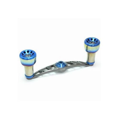 LIVRE FullComp Crank For left-handed For Daiwa 100 (Gunmetal P Blue G)  Reel Parts 4580354499225