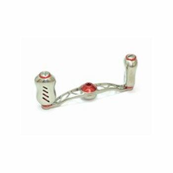 LIVRE Crank Feather 85 For right-handed For Shimano (Titanium P Red G)  Reel Parts 4580354499591