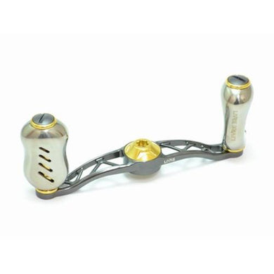 LIVRE Crank Feather 90 For right-handed For Shimano (Gunmetal P Gold G) 4580354499843