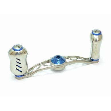 LIVRE Crank Feather 90 For right-handed For Shimano (Titanium P Blue G)  Reel Parts 4580354499881