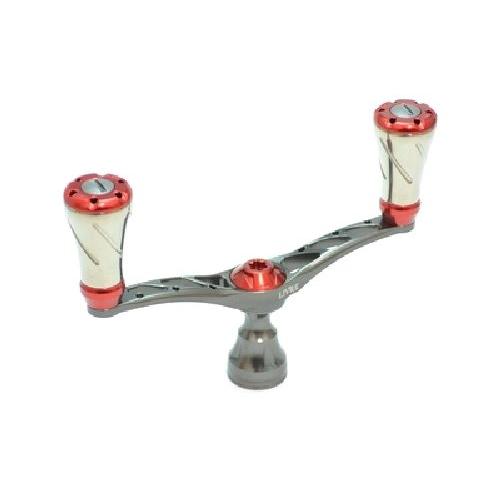 LIVRE Wing D handle Pitch 98mm Fortenob DS For right-handed Gunmetal P Red G 4580354506923