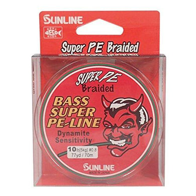 SUNLINE BASS SUPER PE 70m 16lb  PE Braid 4968813509454