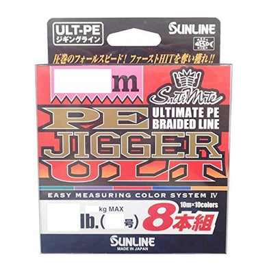 SUNLINE PE Jigger ULT X8 300m #0.6 / 10lb  PE Braid 4968813532896