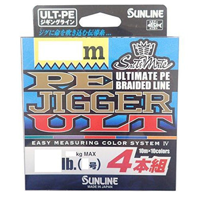 SUNLINE PE Jigger ULT X4 300m #1 / 16lb  PE Braid 4968813533282