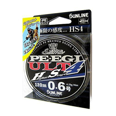 SUNLINE SM PE EGI ULT HS4 120m HG #0.6  PE Braid 4968813534470
