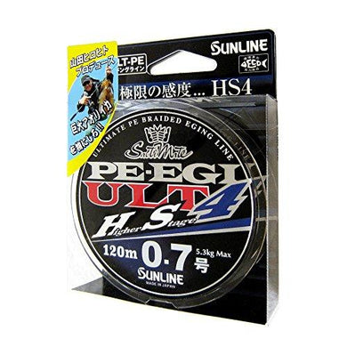 SUNLINE SM PE EGI ULT HS4 120m HG #0.7  PE Braid 4968813534487