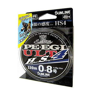 SUNLINE SM PE EGI ULT HS4 120m HG #0.8  PE Braid 4968813534494