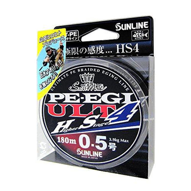 SUNLINE SM PE EGI ULT HS4 180m HG #0.5  PE Braid 4968813534531