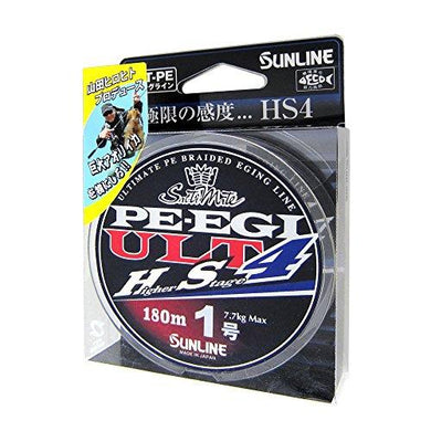 SUNLINE SM PE EGI ULT HS4 180m HG #1  PE Braid 4968813534579