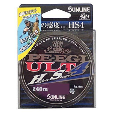 SUNLINE SM PE EGI ULT HS4 240m HG #0.3  PE Braid 4968813534609