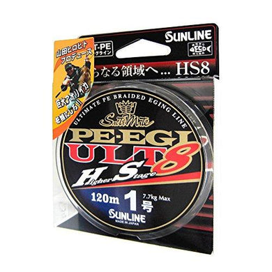 SUNLINE SM PE EGI ULT HS8 120m HG #1  PE Braid 4968813534685